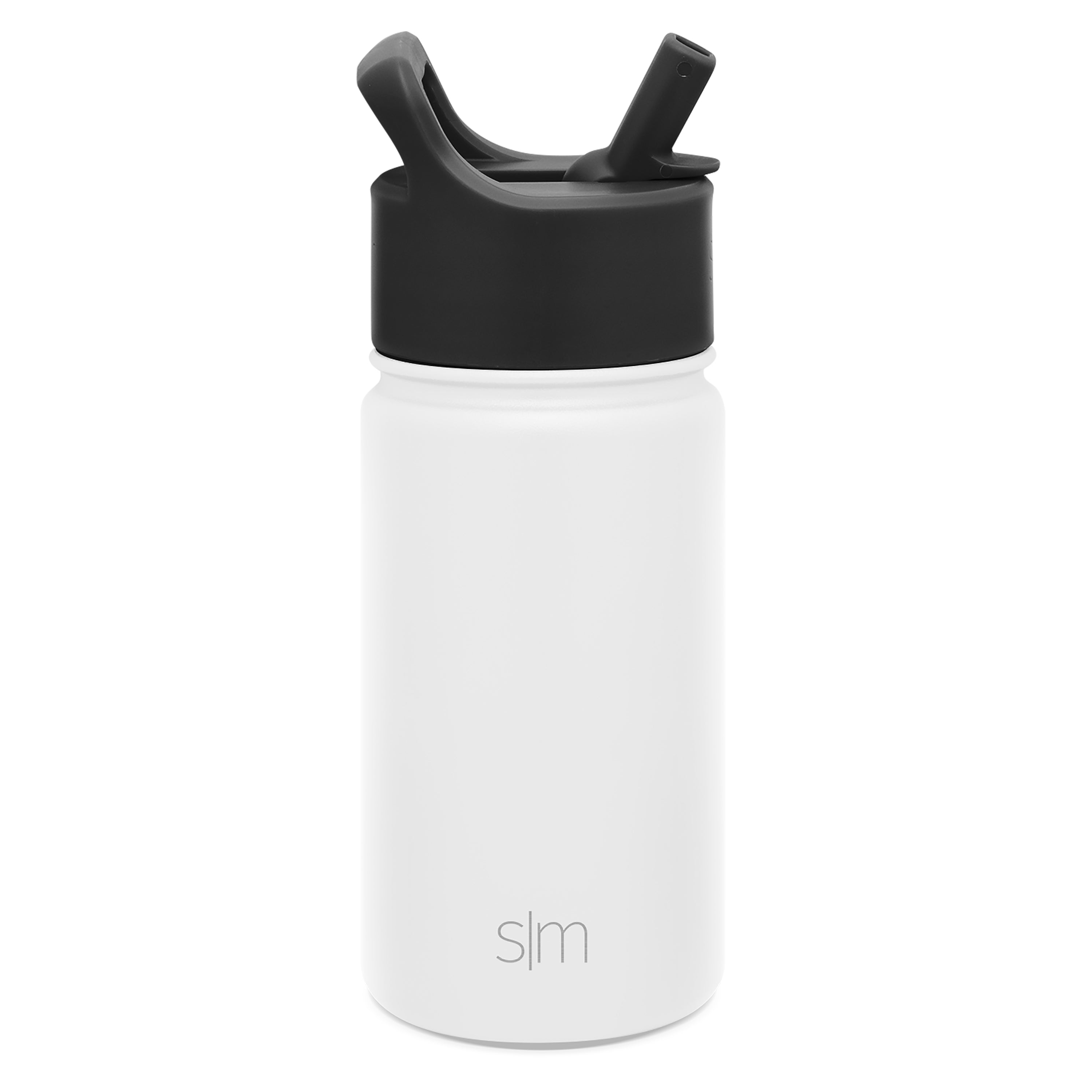 Summit Water Bottle with Straw Lid - 14oz / Winter White