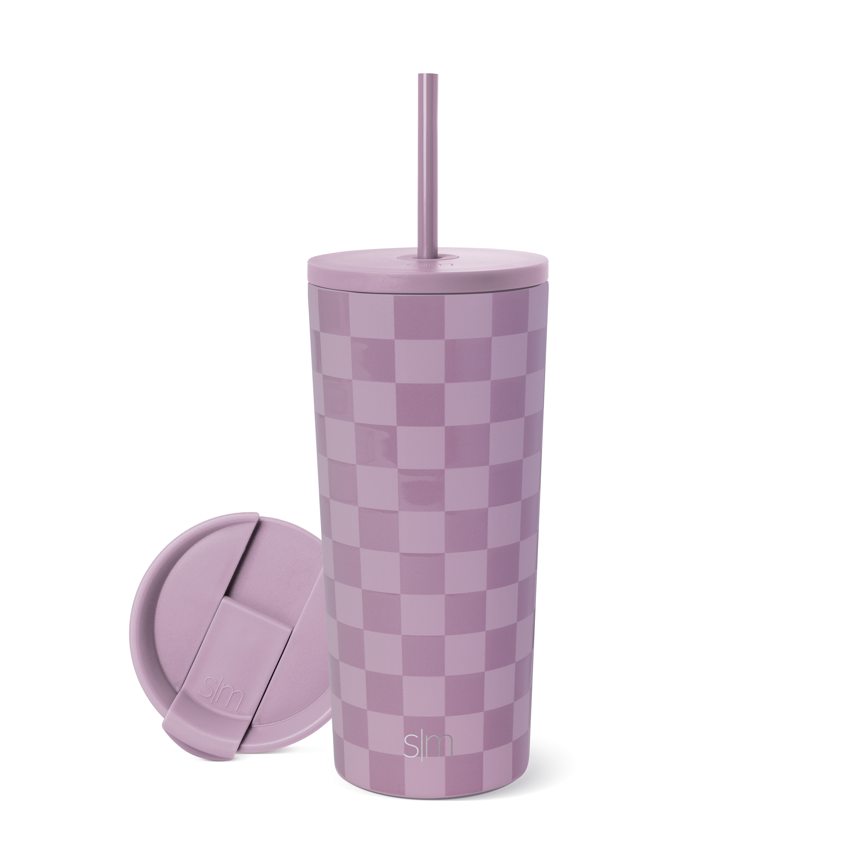Classic Tumbler - 20oz / Lavender Checkmate