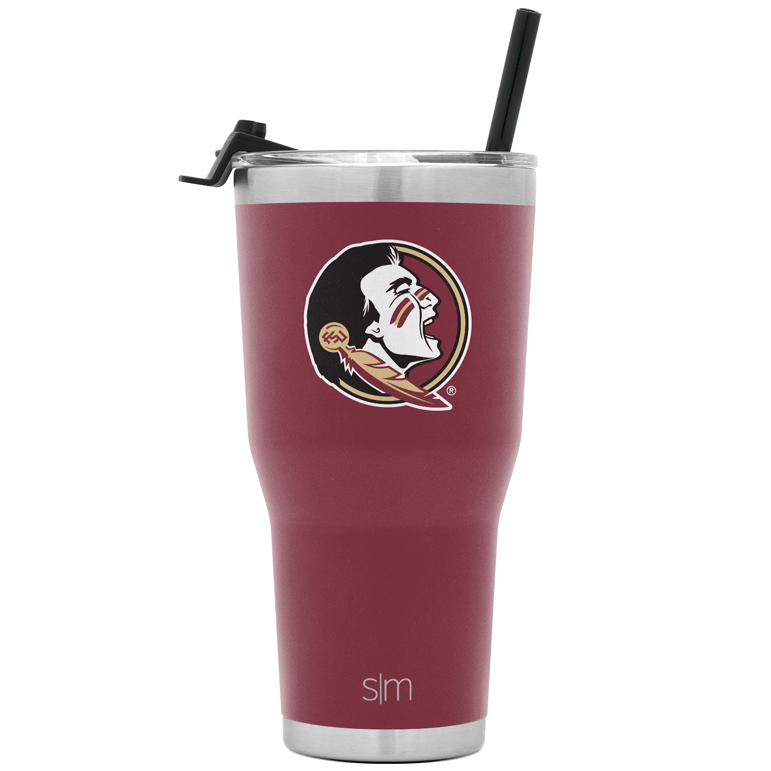 Collegiate Cruiser Tumbler with Flip Lid and Straw - Florida State