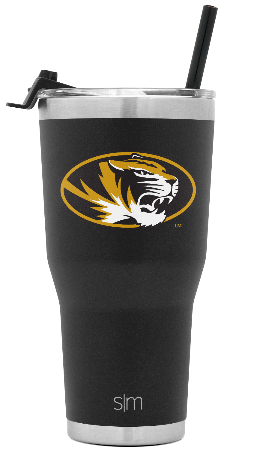Collegiate Cruiser Tumbler with Flip Lid and Straw - Missouri