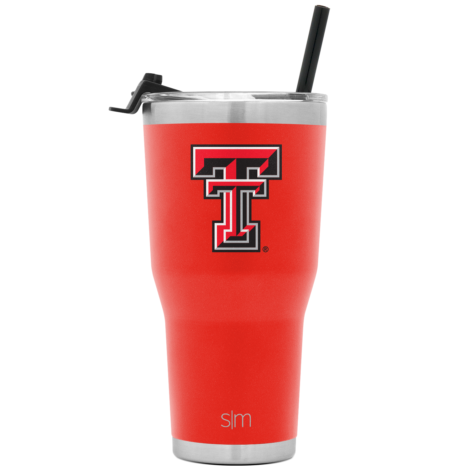 Collegiate Cruiser Tumbler with Flip Lid and Straw - Texas Tech