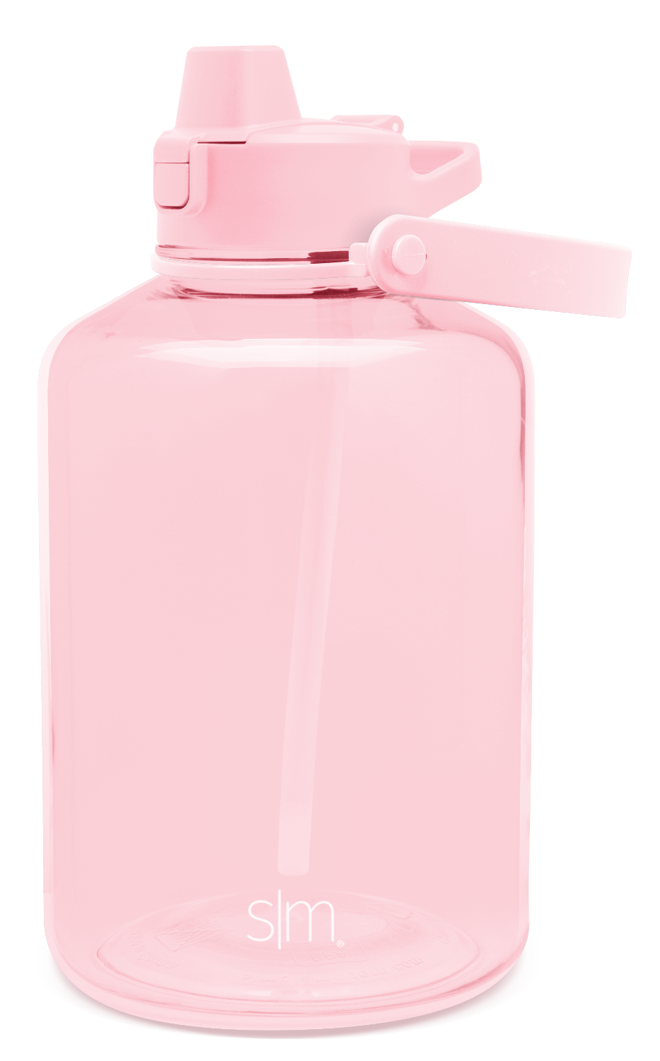 Plastic Summit With Simple Flip Silicone Straw Lid - 64oz / Blush