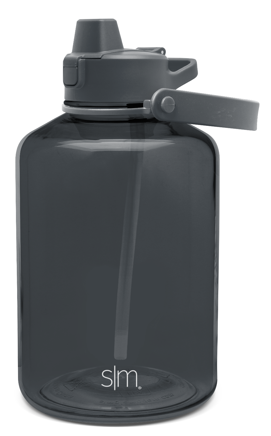 Plastic Summit With Simple Flip Silicone Straw Lid - 64oz / Graphite