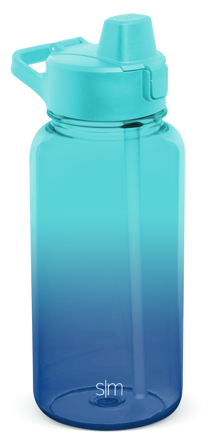 Plastic Summit With Simple Flip Silicone Straw Lid - 32oz / Pacific Dream