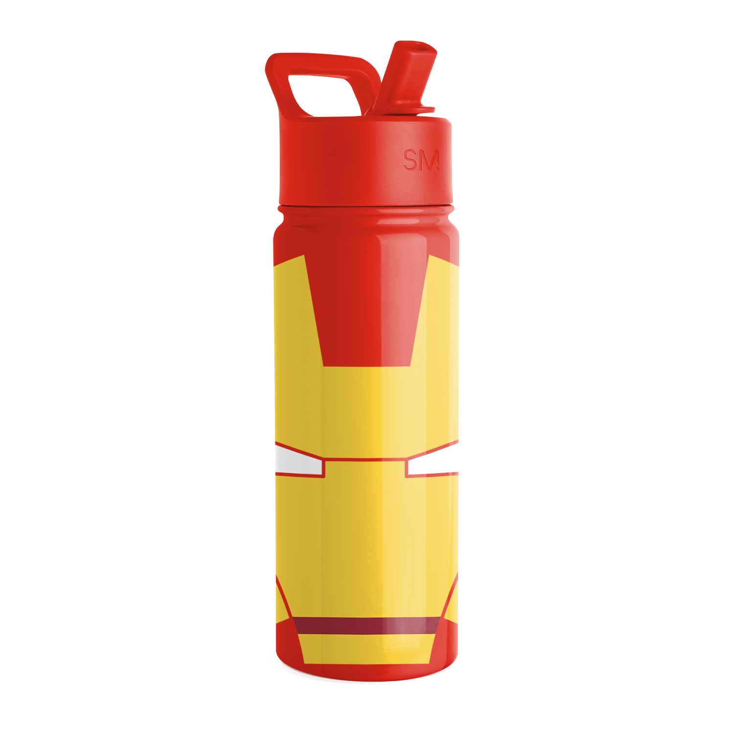 Summit Kids Water Bottle with Straw Lid - 18oz - SM - Iron Man Red Snapper