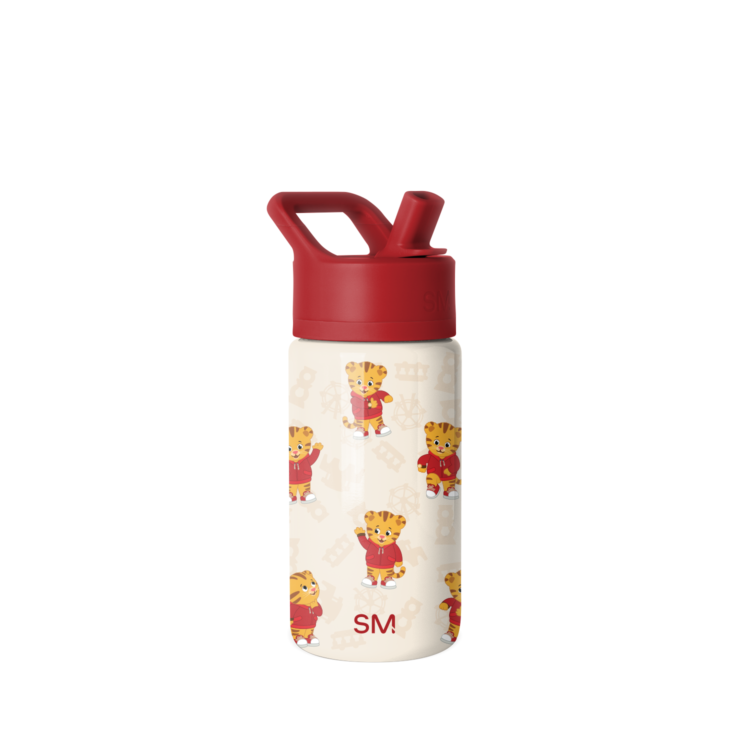 Summit Kids Water Bottle with Straw Lid - 14oz - Daniel Tiger Dances / Straw / SM2