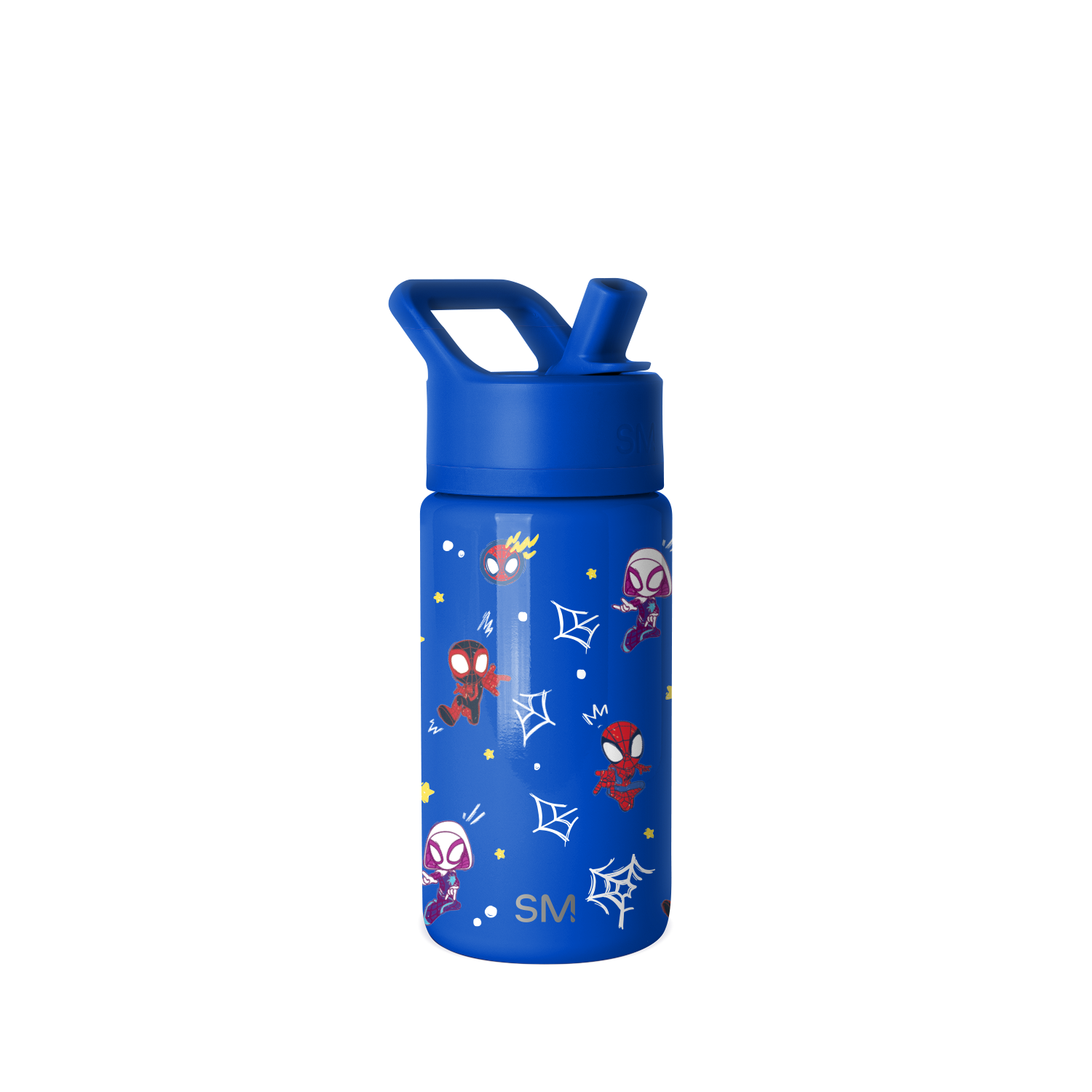 Summit Kids Water Bottle with Straw Lid - 14oz - Spidey and Friends / Straw / SM2
