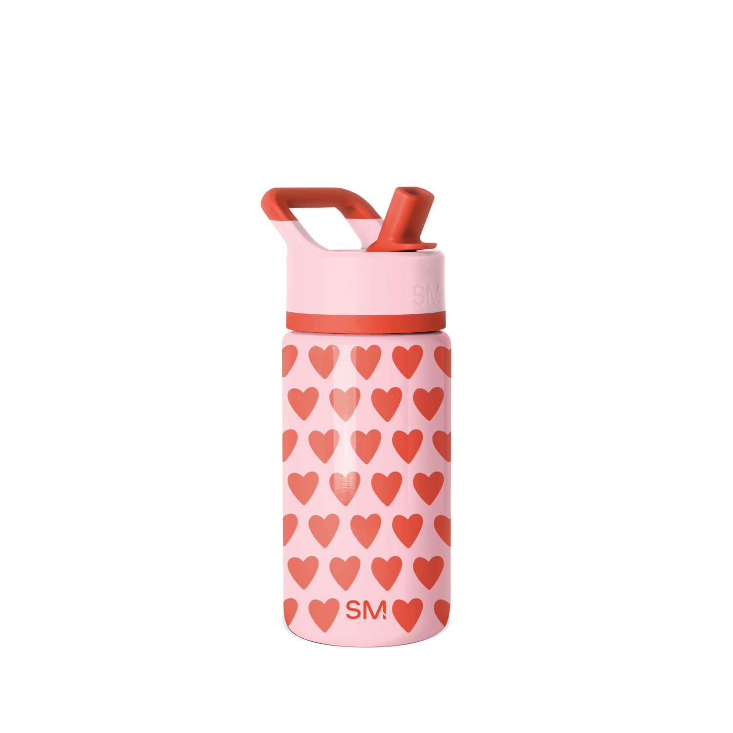Summit Kids Water Bottle with Straw Lid - 14oz - Sweetheart / Straw / SM2