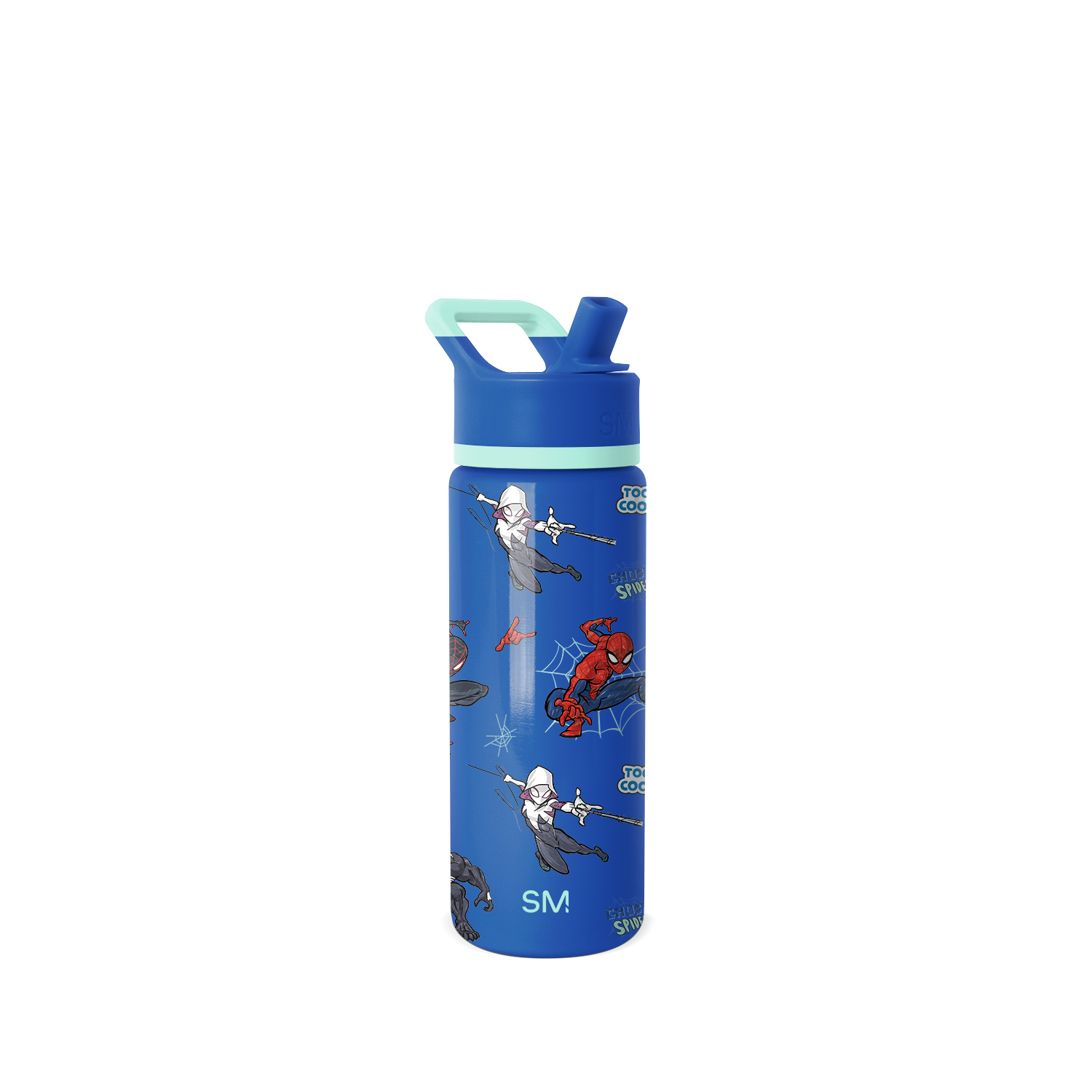 Summit Kids Water Bottle with Straw Lid - 18oz - SM2 - Spiderman Mashup