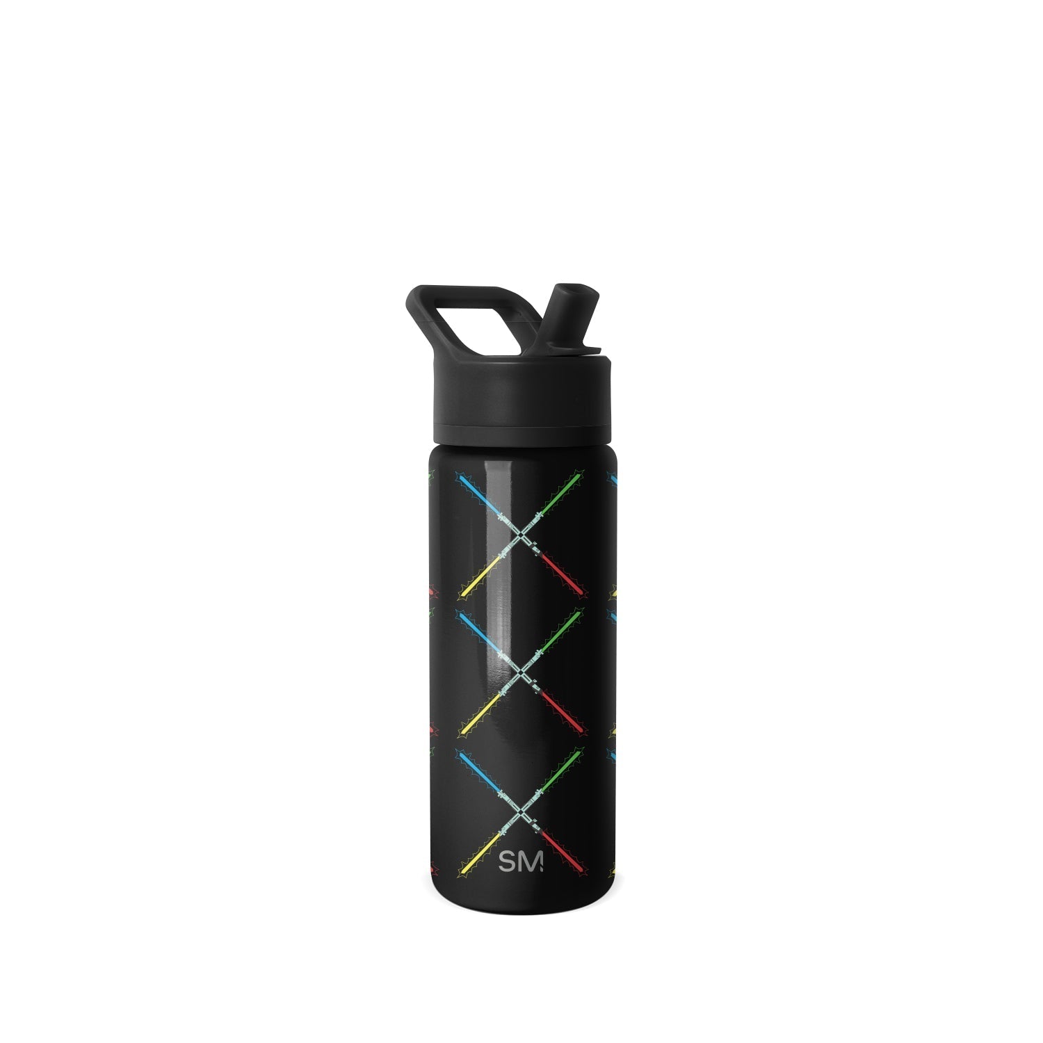 Summit Kids Water Bottle with Straw Lid - 18oz - SM2 - Star Wars Saber Argyle
