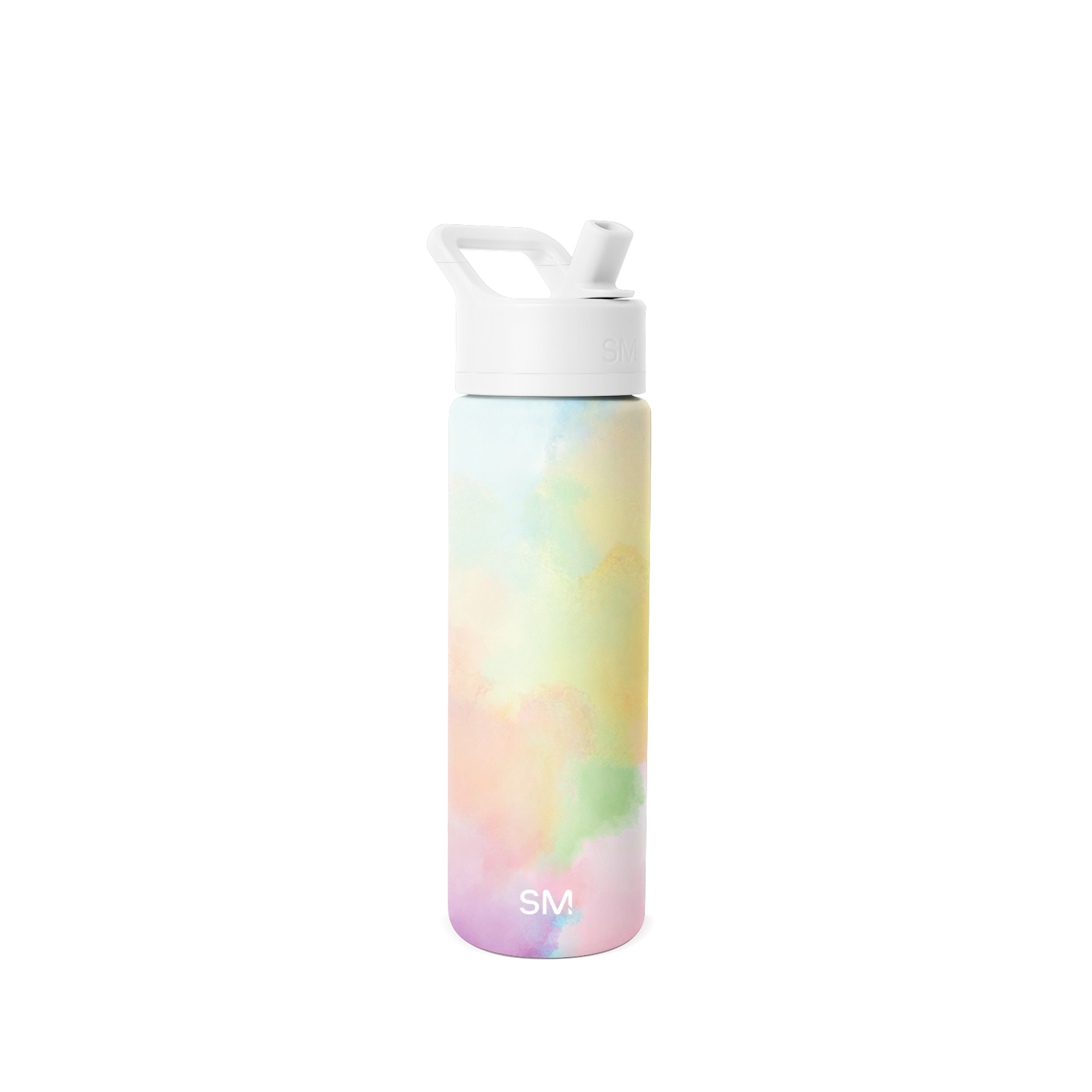 Summit Water Bottle with Straw Lid - 22oz / Cotton Candy Tie Dye