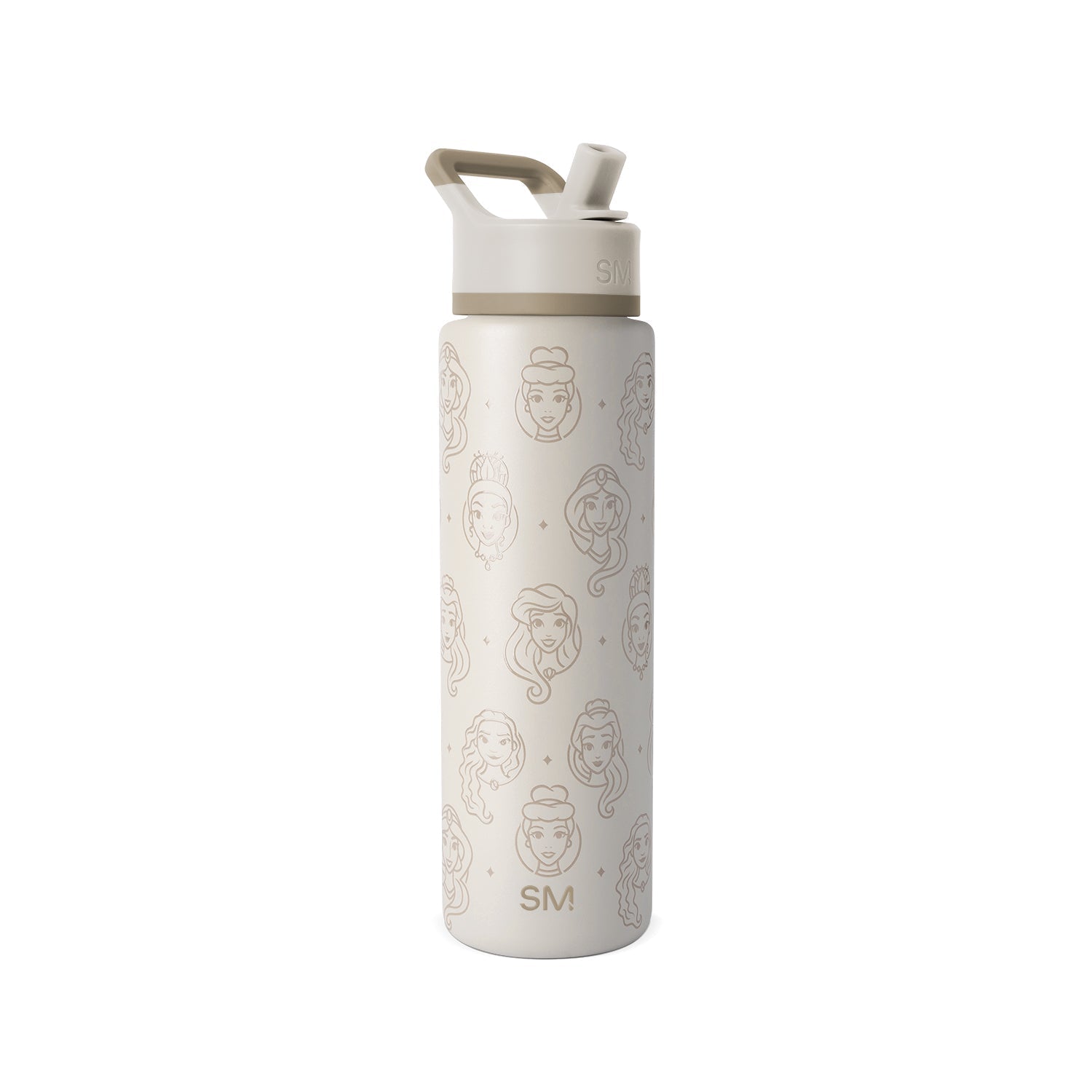Summit Water Bottle with Straw Lid - 30oz / Disney Princess Icons