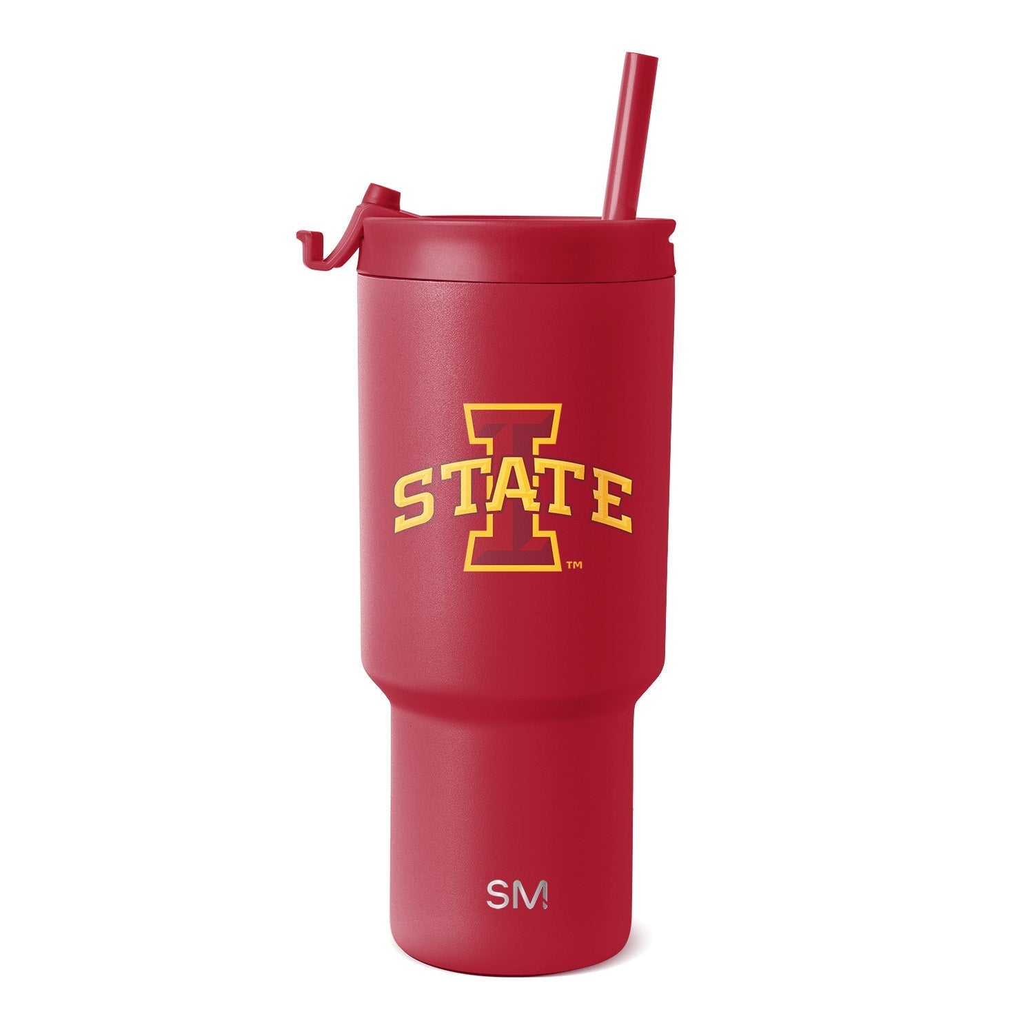 Collegiate Trek Tumbler - 30oz / Iowa State / Flip + Straw