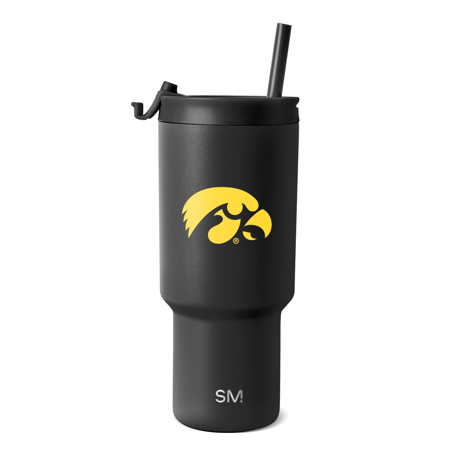 Collegiate Trek Tumbler - 30oz / Iowa / Flip + Straw