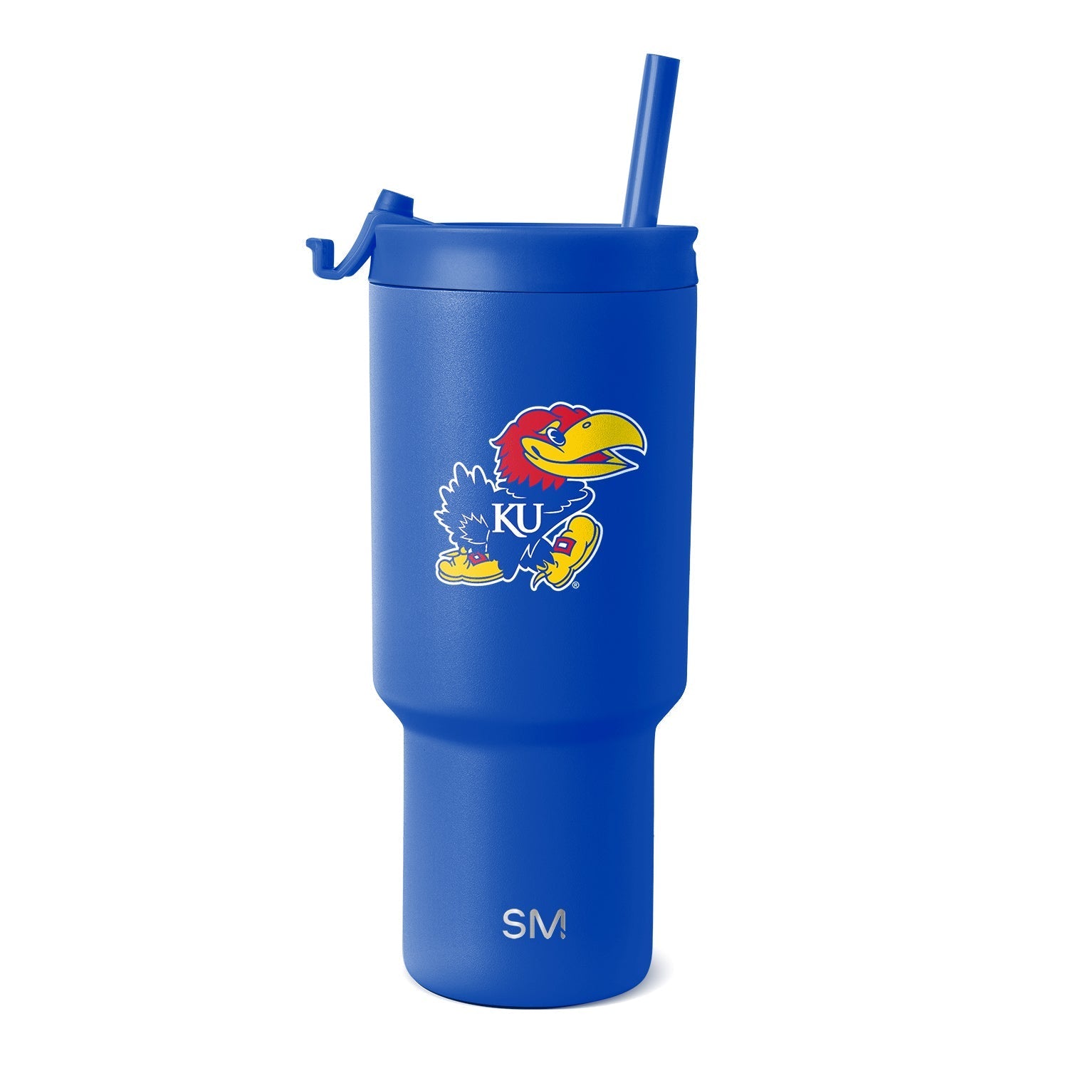 Collegiate Trek Tumbler - 30oz / Kansas / Flip + Straw