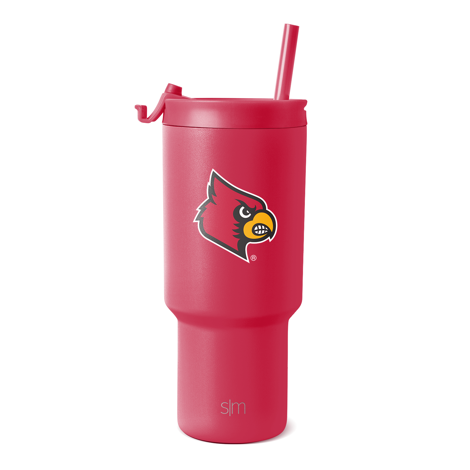 Collegiate Trek Tumbler - 30oz / Louisville / Flip + Straw