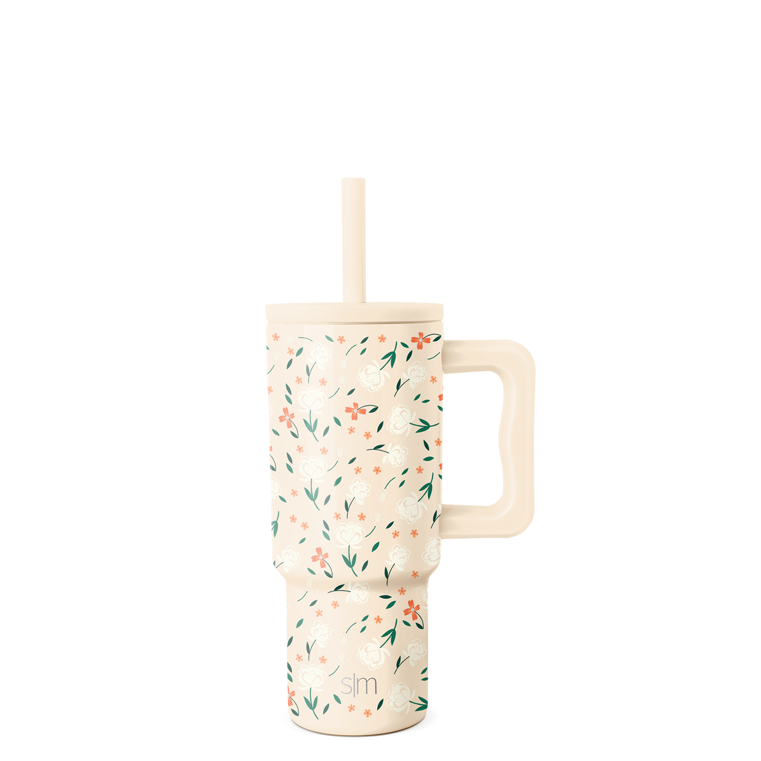 Trek Kids Tumbler with Silicone Straw Lid - 24oz / Chloe Floral